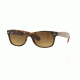 Ray-Ban Wayfarer RB2132 Sunglasses 618185-52 - Matte Havana Frame, Brown Gradient Dark Brown Lenses