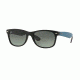 Ray-Ban Wayfarer RB2132 Sunglasses 618371-52 - Matte Black Frame, Grey Gradient Dark Grey Lenses