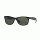 Ray-Ban Wayfarer RB2132 Sunglasses 6188-52 - Mt Blue/military Green Frame, Green Lenses