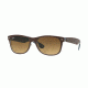 Ray-Ban Wayfarer RB2132 Sunglasses 618985-52 - Top Mt Chocolate On Blue Frame, Light Brown Grad Dark Brown Lenses