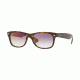 Ray-Ban Wayfarer RB2132 Sunglasses 710/S5-55 - Havana Frame, Clear Gradient Violet Lenses