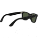 Ray-Ban WAYFARER RB4340 Sunglasses 601-50 - Black Frame, Green Lenses
