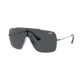 Ray-Ban WINGS II Sunglasses - Men's, Gunmetal Frame, Dark Grey Lenses, RB3697-004-87-35