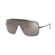 Ray-Ban WINGS II Sunglasses - Men's, Black Frame, Dark Violet/Silver Gradient Mirror Lenses, RB3697-9168Y3-35
