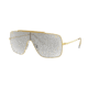 Ray-Ban WINGS II Sunglasses - Men's, Gold Frame, Clear gradient silver Lenses, RB3697-91966I-35