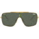 Ray-Ban WINGS II Sunglasses - Men's, Gold Frame, Green Classic Lenses, RB3697-905071-35
