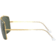 Ray-Ban WINGS II Sunglasses - Men's, Gold Frame, Green Classic Lenses, RB3697-905071-35