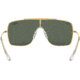 Ray-Ban WINGS II Sunglasses - Men's, Gold Frame, Green Classic Lenses, RB3697-905071-35