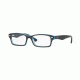 Ray-Ban Youth RY1530 Eyeglass Frames 3667-46 - Top Blue On Blue Fluo Frame