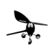 Raymarine Only Wind Arm Vane &amp; Cups Masthead 33312