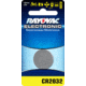 RayoVac KECR20321 CR2032 Lithium Keyless Entry Battery