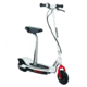 Razor E200S Seated Electric Scooter, White/Red, 13112788