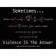 RE Factor Tactical Sticker - Violence Is The Answer RFSTVI