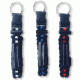 RE Factor Tactical Survival Key Chain - First Respnder - Whistle, Black, Blue Line RFSKFRBKBLWS