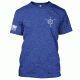 RE Factor Tactical T-Shirt, Violence Is the Answer, Blue, Large RFTSVABLLG