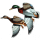 River's Edge Magnetic Art Panel Mallards 11x9