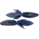 Reaction Innovations Double Wide Beaver Creature Bait, 5.2in, Junebug, 6/Pack, DWB-003