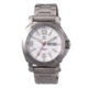 REACTOR Fermi Men's Watch, Stainless Steel Case and Bracelet, Matte White Dial, Medium 48005