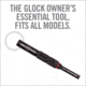 Real Avid 2-in-1 Tool For Glock Disasembly &amp; Front Sight, AVGLOCK21
