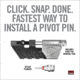 Real Avid AR15 Pivot Pin Tool-Pro, Grey, Black, Small, AVARPPTPRO