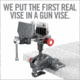 Real Avid Armorers Master Gun Vise, Grey/Red, AVARAMV