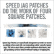 Real Avid Bore Max Speed Jag Patches Refill Pack, 4in Small, AVBMPATCH4S