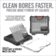 Real Avid Bore-Max Speed Jags &amp; Patches Multi-Cal Pack, Grey, Medium, AVBMJAGS