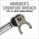 Real Avid Master-Fit AR-15 Crowfoot Wrench Set, 13-Piece, Grey, AVMF13WS