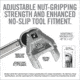 Real Avid Master-Fit Armorers Crowfoot Adjustable Wrench, Silver, Small, AVMFAW