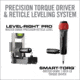 Real Avid Master Grade Scope Mounting Combo, Precision Torque Driver &amp; Reticle Leveling System, Black, AVLVLRSTCOMBO