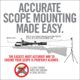 Real Avid Master Grade Scope Mounting Combo, Precision Torque Driver &amp; Reticle Leveling System, Black, AVLVLRSTCOMBO