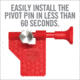 Real Avid Simplified, Non-marring AR15 Pivot Pin Tool, AVAR15PPT