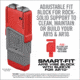 Real Avid Smart-Fit AR15 Vise Block with Sleeve for AR10, Grey, Red, Medium, AV1015SFVB