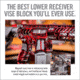 Real Avid Smart-Fit Vise Block Sleeve for AR10, Red, Small, AVAR10SFVBS
