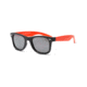 Real Kids Shades Black Square Frame/Neon Orange Temples Polycarbonate Frame with Silver Mirror Lens 10+, Unisex 10SWGBKOR