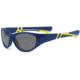 Real Kids Shades Boy's Unbreakable Sunglasses, Navy/Yellow Frame with Polarized Smoke Lens, Kid 4DISNVYLP2