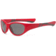 Real Kids Shades Boy's Unbreakable Sunglasses, Red/Black Frame with Polarized Smoke Lens, Youth 7DISRDBKP2