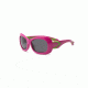 Real Kids Shades Cherry Pink/Lime Green Double Injection Flex Fit Frame with PC Smoke Lens 4+, Girls 4BRECPLM