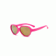 Girl's Unbreakable Explorer Sunglasses, Neon Pink Frame with Pink Mirror Lens, Toddler