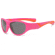 Real Kids Shades Girl's Unbreakable Sunglasses, Pink/Orange Frame with Polarized Smoke Lens, Youth 7DISPKORP2