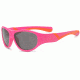 Real Kids Shades Girl's Unbreakable Sunglasses, Pink/Orange Frame with Smoke Lens, Toddler 2DISPKOR