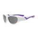 Real Kids Shades Girl's Unbreakable Sunglasses, White/Purple Frame with Smoke Lens, Youth 7DISWHPU