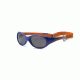 Real Kids Shades Navy/Orange Double Injection Flex Fit Removable Band Frame with PC Smoke Lens 2+, Boys 2EXPNVOR