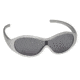 Real Kids Shades Racer Sunglasses for Ages 8 to 12 - Silver