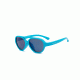 Unbreakable Explorer Sunglasses, Neon Blue Frame with Blue MIrror Lens, Toddler