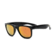 Real Kids Shades Unbreakable Waverunner FlexFit Sunglasses, Black Frame with Orange Revo Lens, Young Adult 10WAVBKORR