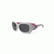 Real Kids Shades White/Pink Double Injection Flex Fit Frame with PC/Polarized Lens 4+, Girls 4BREWHPKP2