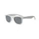 Real Kids Shades White Square Frame/White Temples Polycarbonate Frame with Silver Mirror Lens 10+, Unisex 10SWGWHWH
