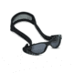 Real Kids Shades Xtreme Sport Sunglasses 7 - 12 Years - Black w/ Adjustable Mesh Band 712XTRSBLACK