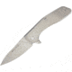 Real Steel E571 Framelock Stonewash Folding Knife,3.25in,Sandvik 14C28N Steel,Stonewash RS7131